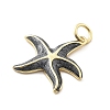 Brass Enamel Pendants LS-KK-Q029-04G-02-3