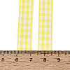 Single Face Plaid Polyester Satin Ribbon SRIB-T009-10A-3