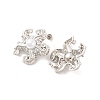 Brass Stud Earrings for Women EJEW-U015-18P-2