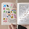 Travel Theme Custom Stainless Steel Cutting Dies Stencils DIY-WH0289-030-5