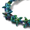 Synthetic Turquoise Dyed Beads Strands G-P507-04P-2