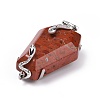 Natural Red Jasper Pendants STAS-E050-01P-04-3