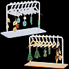CRASPIRE 2 Sets 2 Styles Acrylic Earring Display Stands EDIS-CP0001-08-1
