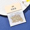SHEGRACE Brass Spacer Beads XGRPCH086-197G-6