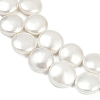 Electroplated Shell Pearl Beads Strands BSHE-G027-13D-4