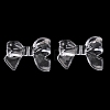 Transparent Acrylic Beads MACR-N013-069A-1