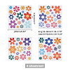 Flower Self-Adhesive Waterproof PVC Stickers DIY-WH0250-69-2
