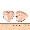 Brass Locket Pendants KK-F931-14R-3