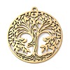 304 Stainless Steel Pendants X-STAS-R116-08G-1