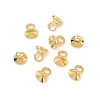 SHEGRACE Brass Bead Cap Bails XGRQ1U791-375G-2