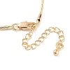 Brass Column Link Chain Necklaces NJEW-Q344-02G-3