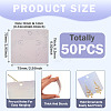 50Pcs Laser Paper Necklace Earring Display Cards CDIS-TA0001-55-3