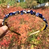 Natural Sodalite Hair Bands PW-WGC1C33-58-1