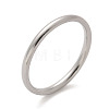 304 Stainless Steel Plain Band Rings STAS-I160-E03-P-4