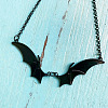 Gothic Bat Wings Alloy Pendant Necklaces FS-WG0FB67-02-1
