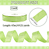 Polyester Tartan Ribbon OCOR-WH0082-574D-02-2