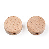 Beech Wood Beads WOOD-N015-03-1