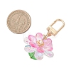 Glass Seed Beaded Pendant Decorations HJEW-MZ00403-4