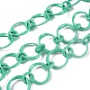 Eco-Friendly Alloy Spray Painted Link Chains LCHA-H005-01D-1