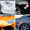 Reflective Vinyl Butterfly Car Stickers STIC-WH0022-010-5