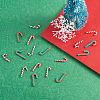60Pcs 3 Colors Christmas Theme Handmade Polymer Clay Cabochons CLAY-CJ0001-31-5
