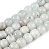 Dyed Natural White Jade Beads Strands G-T138-S20-4