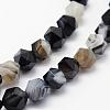 Natural Striped Agate/Banded Agate Beads Strands G-F523-03A-8mm-3