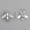 12Pcs Alloy Bees Lapel Pin JEWB-CA0001-36AS-2