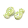 Handmade Porcelain Beads X-PORC-B009-03K-2