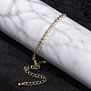 Adjustable Rack Plating Brass Cable Chain Bracelets for Women BJEW-G735-17G-3