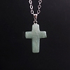Natural Green Aventurine Pendants G-PW0006-02P-05-1