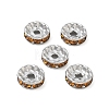 304 Stainless Steel Rhinestone Spacer Beads RB-CBA18B7-01P-03-1