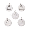 Non-Tarnish 304 Stainless Steel Charms STAS-Q201-T445-7S-2