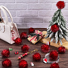 32Pcs Faux Fur Soft Sequins Pompom Ball DIY-SC0033-96C-4