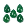 Natural Green Onyx Agate(Dyed & Heated) Cabochons G-H094-01A-04A-1