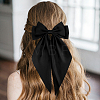 Cloth Big Bowknot Hair Barrettes AJEW-CP0008-41A-02-5