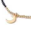 Star & Moon Pendant Necklaces Set for Teen Girl Women NJEW-JN03738-01-5