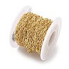 Brass Wavy Cable Chains CHC-B026-01G-2