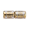 Electroplate Glass Beads EGLA-Q137-01A-Q02-1