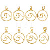 ARRICRAFT 10Pcs Brass Pendants KK-AR0003-39-1