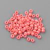Opaque Glass Round Seed Beads SEED-R044-12-3
