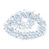 Electroplate Rhombus Glass Beads Strands EGLA-A036-12A-M-3