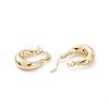 Chunky Huggie Hoop Earrings for Women X-EJEW-A064-11G-RS-1