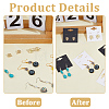 2 Bags 2 Colors Paper Earring Display Cards CDIS-CN0001-04-5