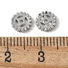 Brass Micro Pave Cubic Zirconia Beads KK-D324-11P-02-2