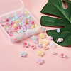 Beadthoven 120Pcs 3 Style Transparent Acrylic Beads TACR-BT0001-03-5