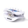 Cherry Pattern PVC Claw Hair Clips LS-PHAR-M013-02G-3