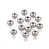 Tarnish Resistant 201 Stainless Steel Beads X-STAS-R033-5mm-1