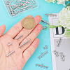 40Pcs 4 Styles 304 Stainless Steel Column Chandelier Component Links FIND-GO0003-59-3