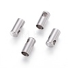 Tarnish Resistant 304 Stainless Steel Cord Ends LS-STAS-F232-01F-P-1